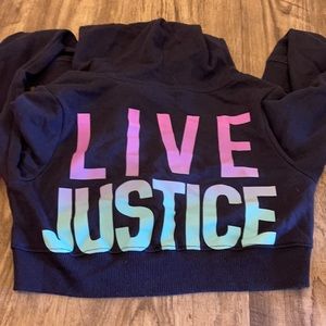 Girls justice crop jacket